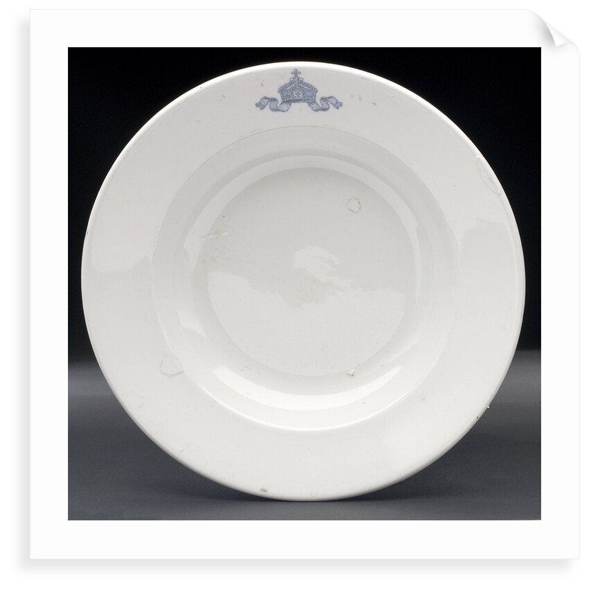Earthenware plate by Franz Ant Mehlem