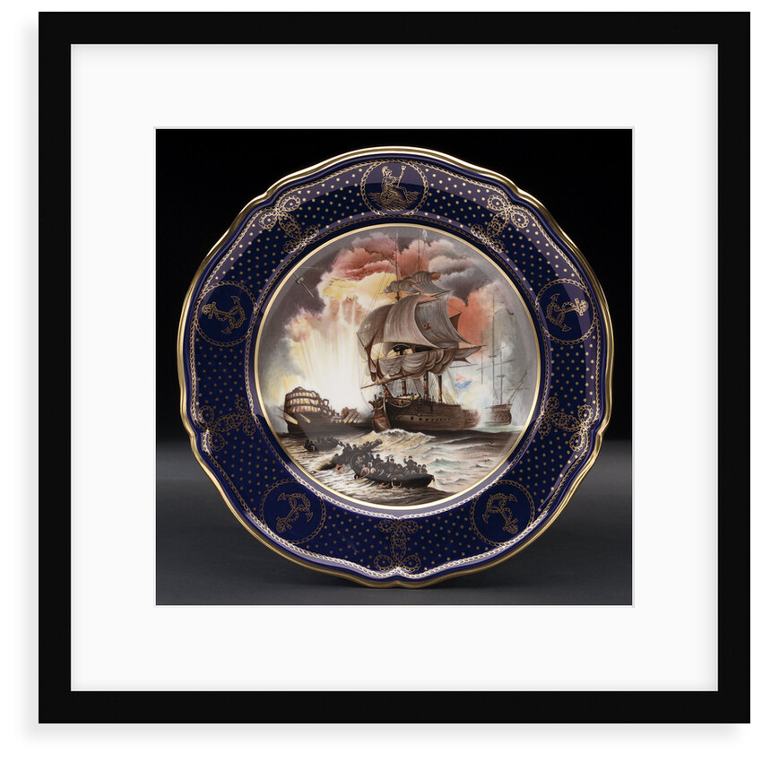 Bone china plate by Spode Ltd.