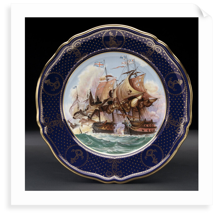 Bone china plate by Spode Ltd.