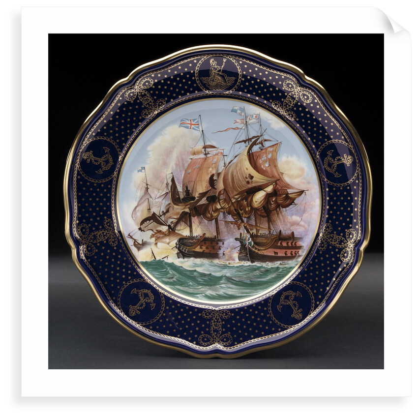Bone china plate by Spode Ltd.