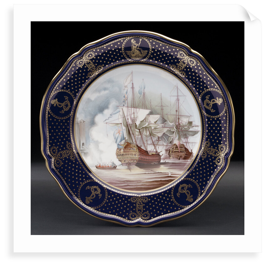 Bone china plate by Spode Ltd.
