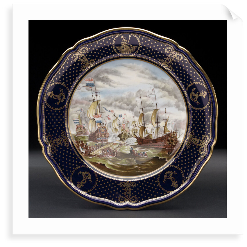 Bone china plate by Spode Ltd.