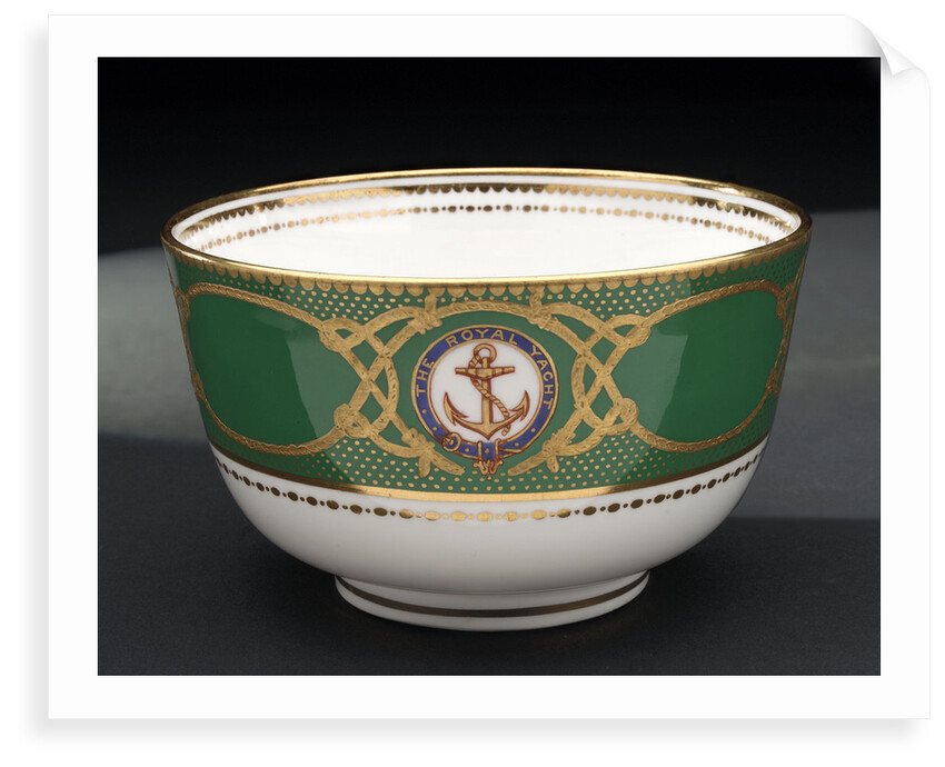 Bowl used on HMY 'Victoria and Albert' (1899) by W.T. Copeland & Sons Ltd.
