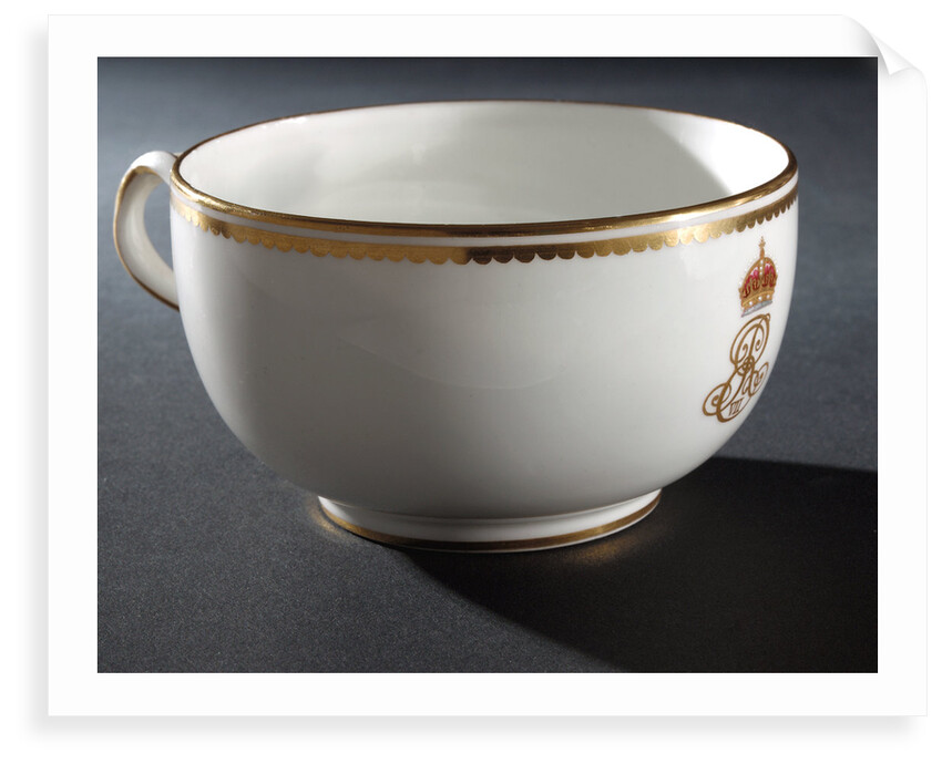 Porcelain cup by Royal Crown Derby Porcelain Co