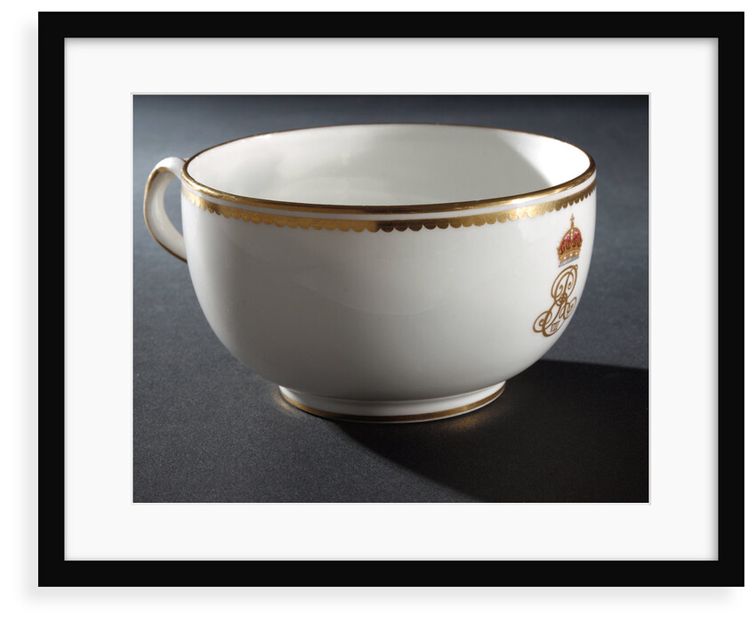 Porcelain cup by Royal Crown Derby Porcelain Co