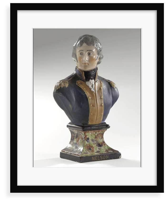 Bust depicting Vice-Admiral Horatio Nelson (1758-1805) by unknown