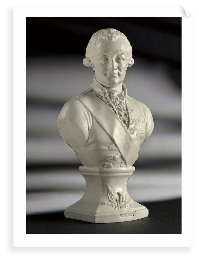 Bust of Admiral of the Fleet John Jervis, 1st Earl of  St Vincent (1735-1823) by Worthington