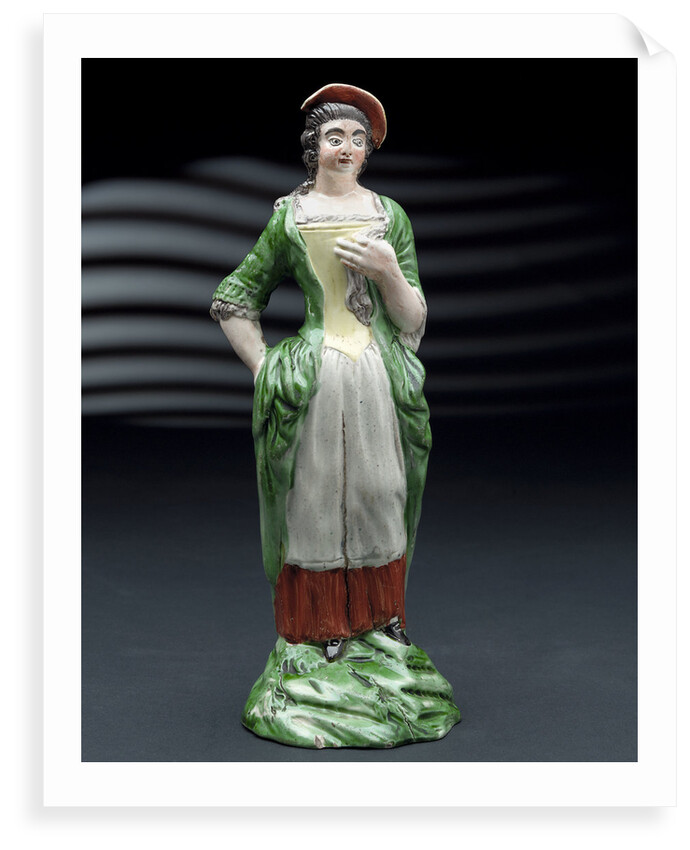 Earthenware figure of a lass by Ralph Wood