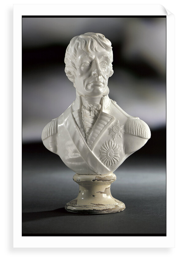 Bust depicting Vice-Admiral Horatio Nelson (1758-1805) by Copeland & Garrett