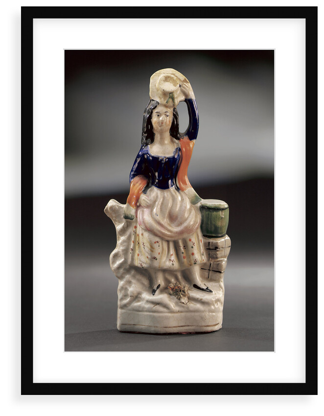 Earthenware figure of a lass by unknown