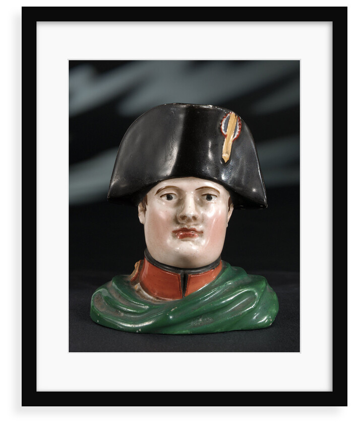 Ink pot moulded as the head of Napoleon Bonaparte, Emperor of France (1769-1821) by Unknown