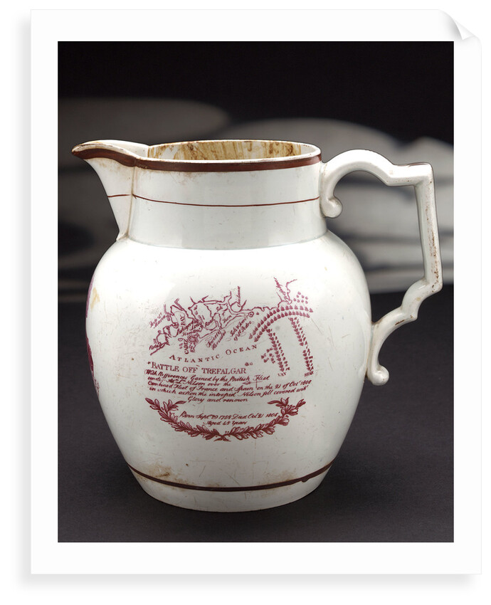 Earthenware jug by unknown