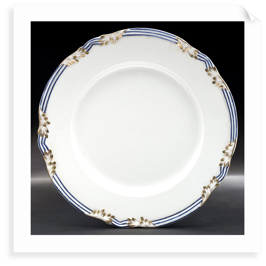 Porcelain plate by unknown
