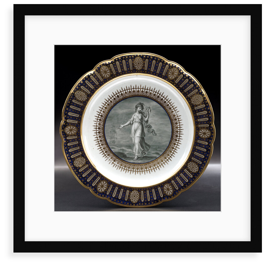 Dinner plate, part of a service belonging to HRH the Duke of Clarence, later William IV (1765-1837) by Thomas Flight