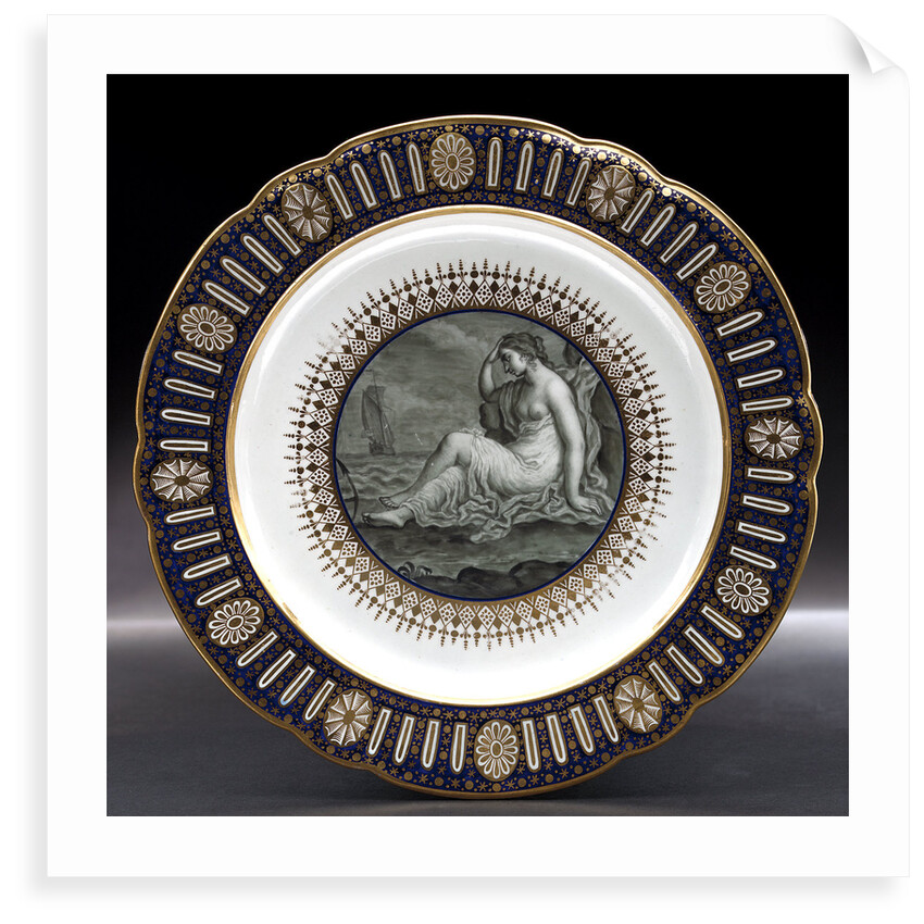 Dinner plate, part of a service belonging to HRH the Duke of Clarence, later William IV (1765-1837) by Thomas Flight