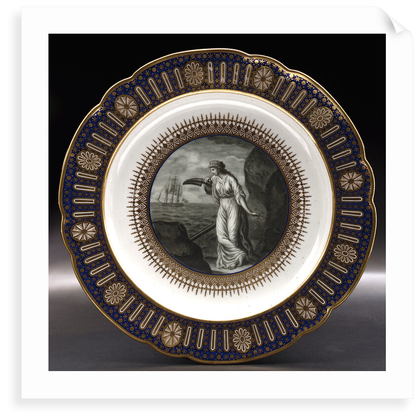 Dinner plate, part of a service belonging to HRH the Duke of Clarence, later William IV (1765-1837) by Thomas Flight