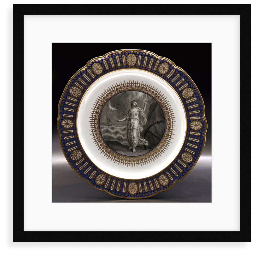 Dinner plate, part of a service belonging to HRH the Duke of Clarence, later William IV (1765-1837) by Thomas Flight