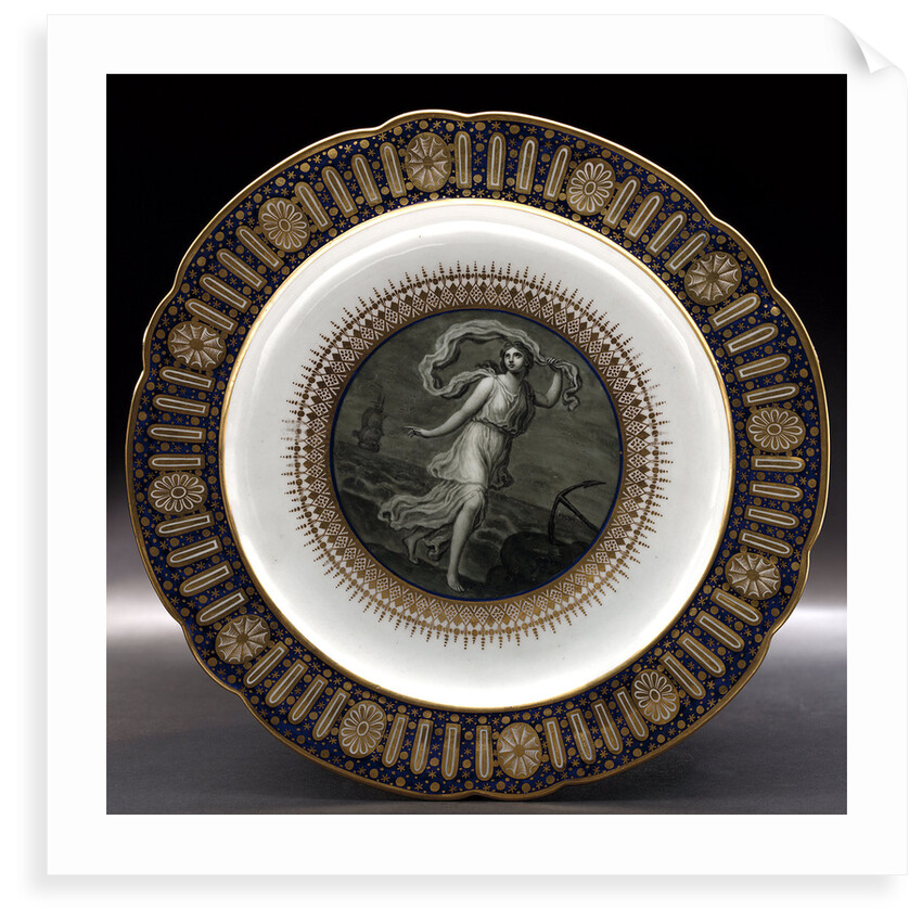 Dinner plate, part of a service belonging to HRH the Duke of Clarence, later William IV (1765-1837) by Thomas Flight