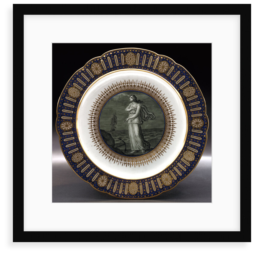 Dinner plate, part of a service belonging to HRH the Duke of Clarence, later William IV (1765-1837) by Thomas Flight