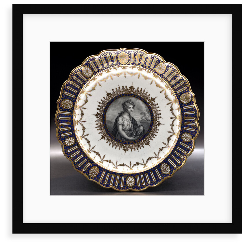 Porcelain plate by Thomas Flight