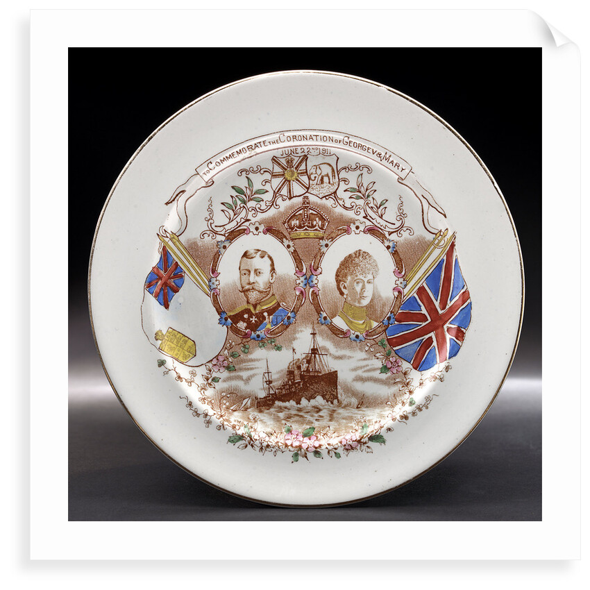 Earthernware plate by unknown