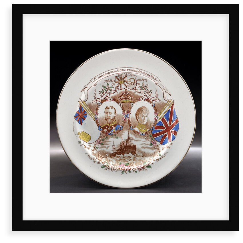 Earthernware plate by unknown