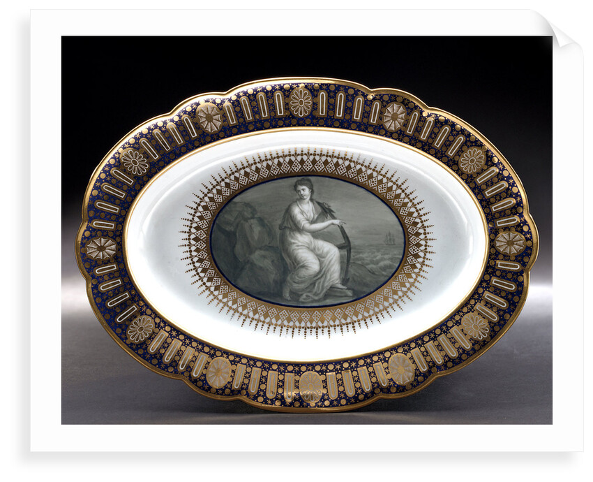 Dish, part of a service belonging to HRH the Duke of Clarence, later William IV (1765-1837) by Thomas Flight