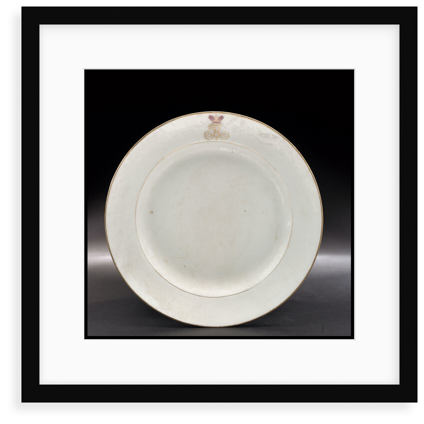 Plate from the Russian Imperial yacht 'Standart' (1896) by Russian Imperial Porcelain Factory