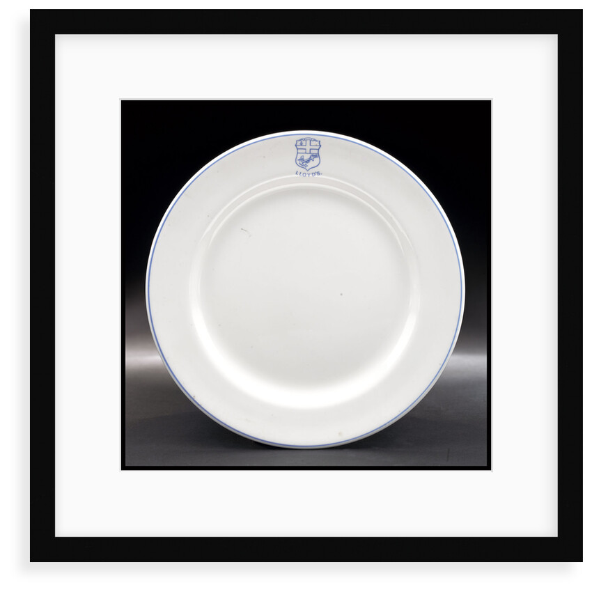 China plate by Josiah Wedgwood & Sons Ltd.