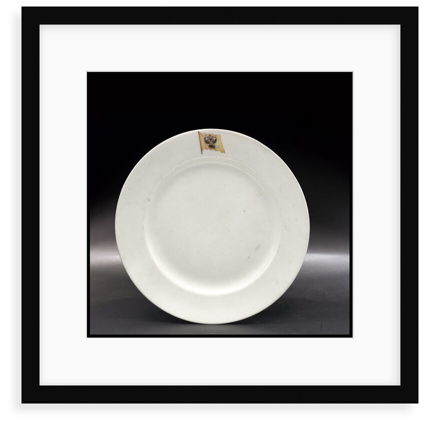 Plate from the Russian Imperial yacht 'Standart' (1896) by Russian Imperial Porcelain Factory