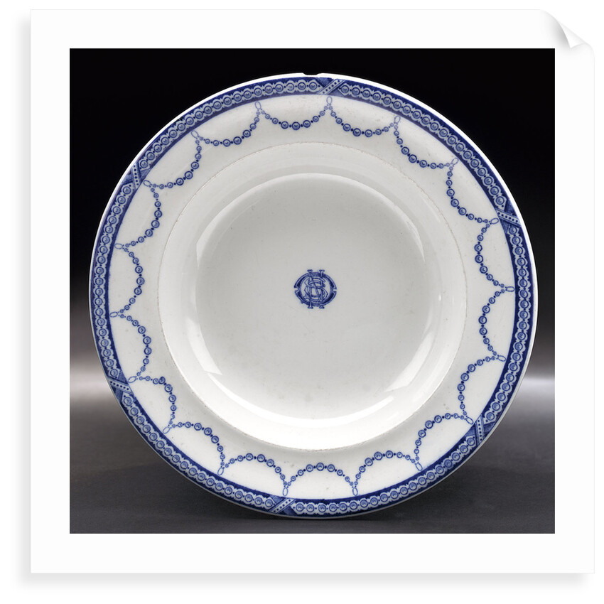 China soup plate by W.T. Copeland & Sons Ltd.