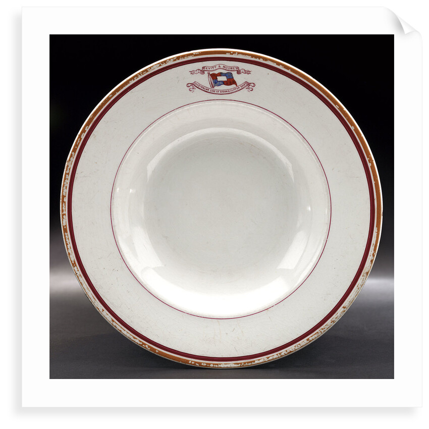 Soup plate by unknown