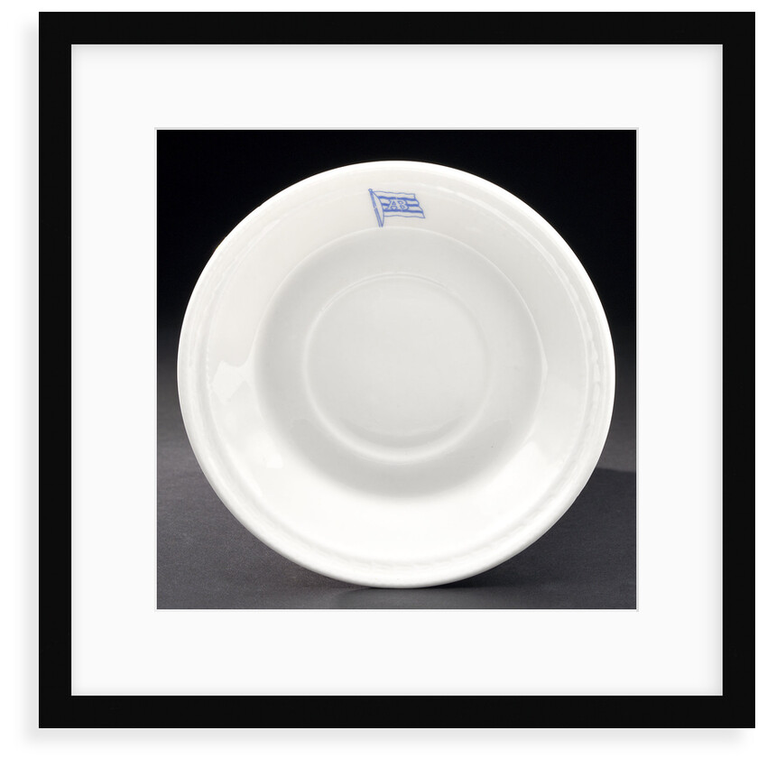 Earthenware saucer by Gustavsberg