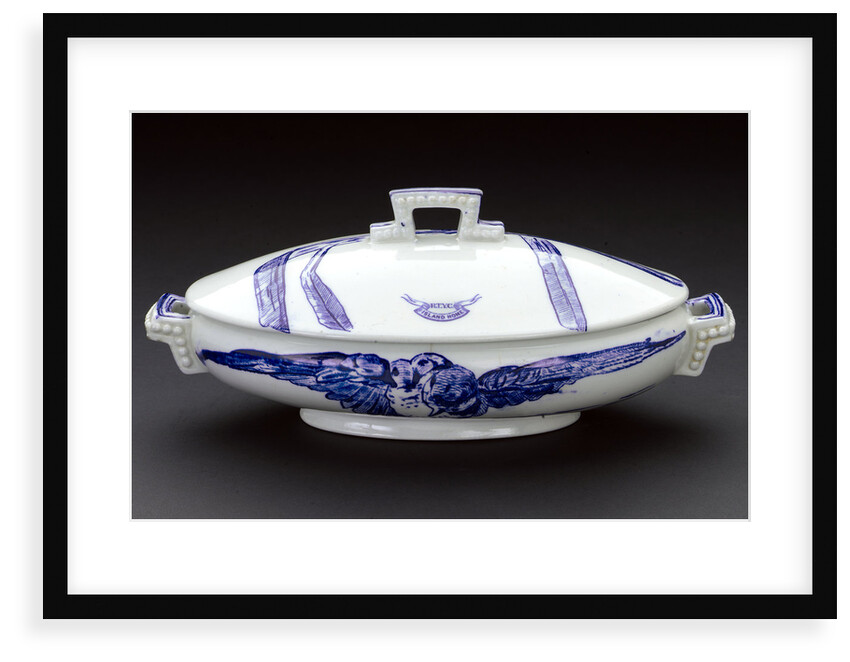 White vegetable dish by Cauldon Ltd.