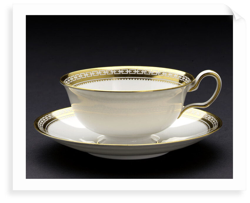 Saucer and cup by W.T. Copeland & Sons Ltd.