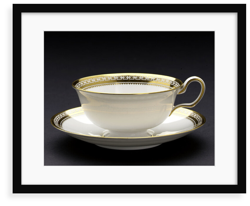 Saucer and cup by W.T. Copeland & Sons Ltd.
