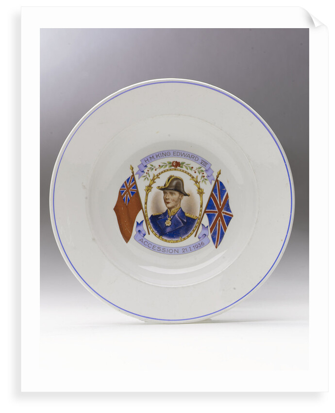 Earthernware plate by Unknown