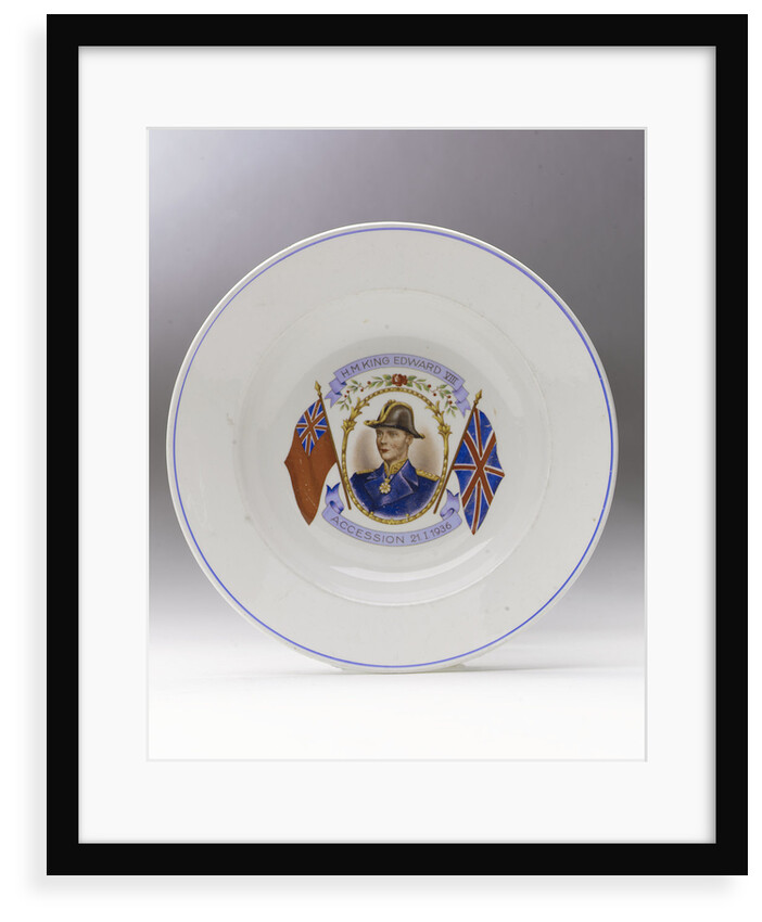 Earthernware plate by Unknown