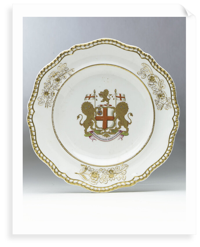 Porcelain plate by Josiah Spode