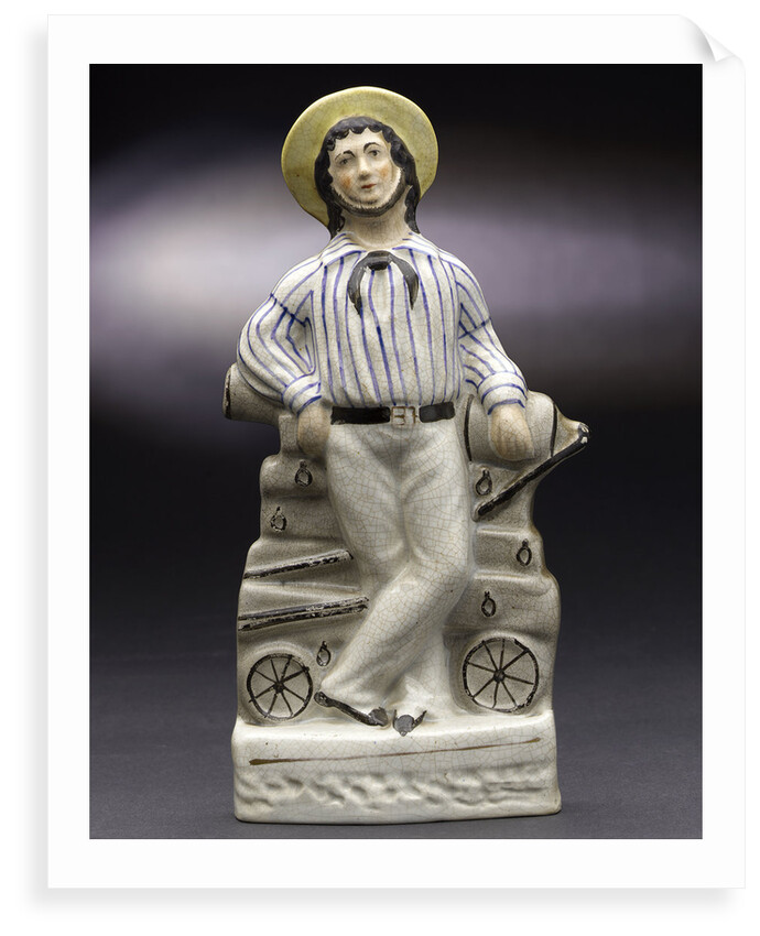 Earthenware figure of a sailor by Unknown