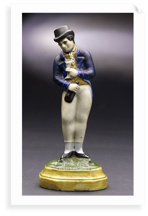 Earthenware figure of a sailor by Unknown