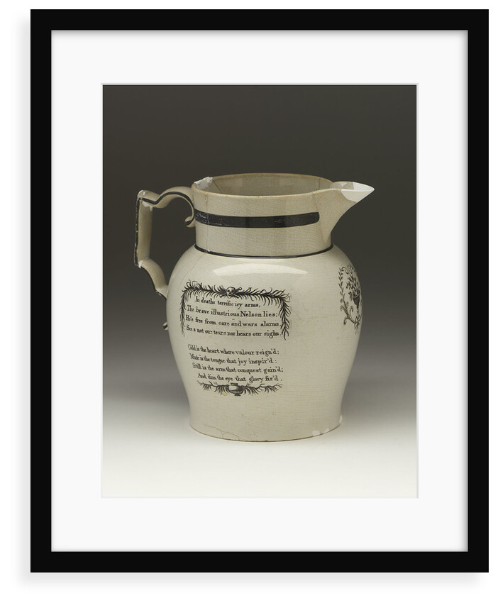 Earthenware jug by unknown