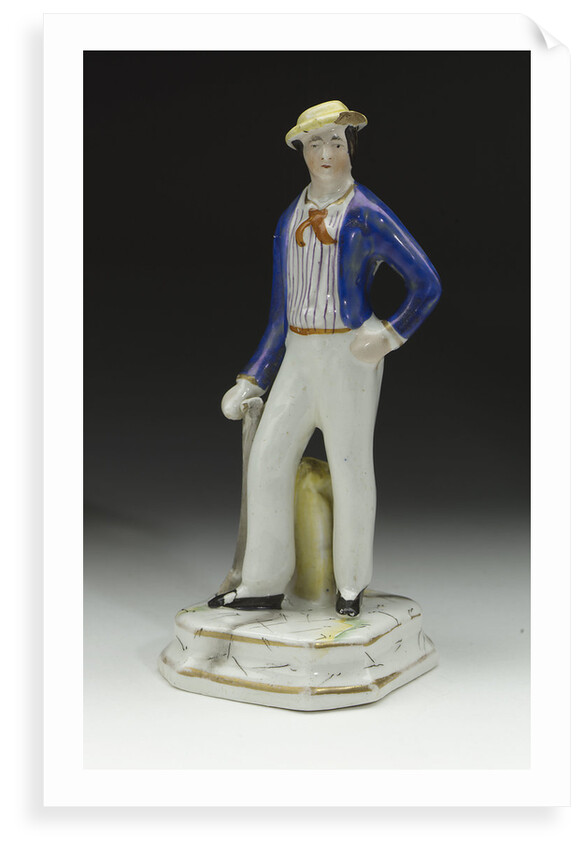 Earthenware figure of a sailor by unknown