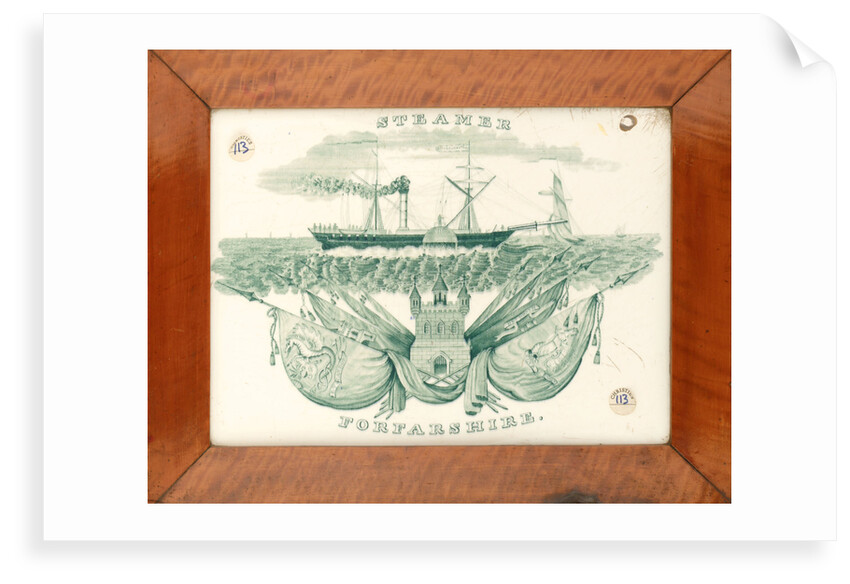 Earthenware plaque by unknown