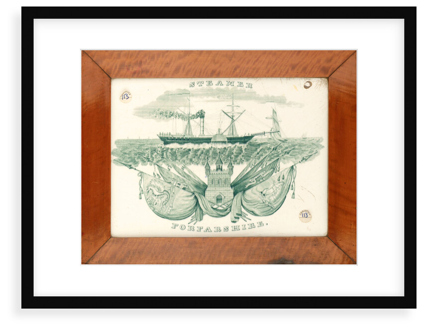 Earthenware plaque by unknown