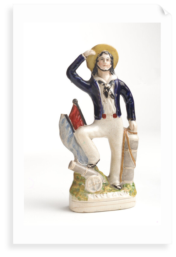 Earthenware figure of a sailor by unknown