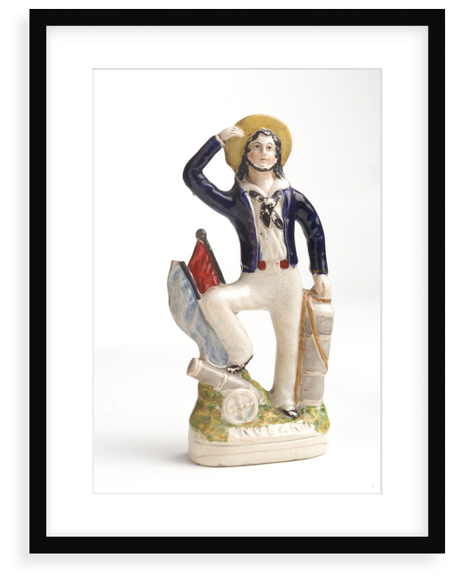 Earthenware figure of a sailor by unknown
