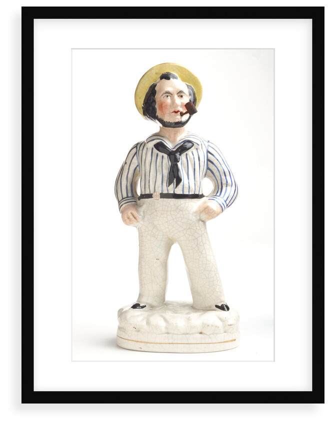 Earthenware figure of a sailor by unknown