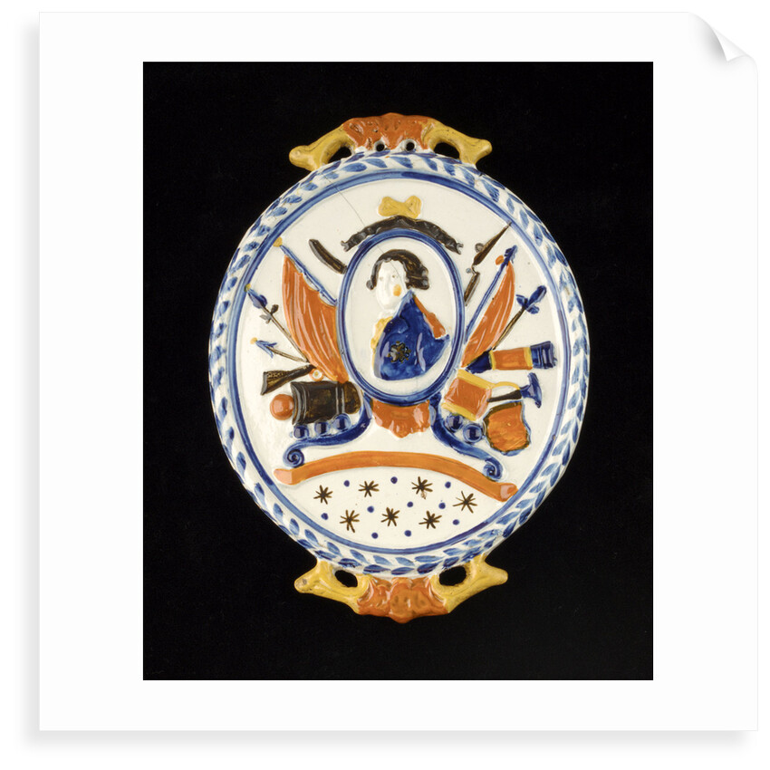 Pratt ware plaque by unknown
