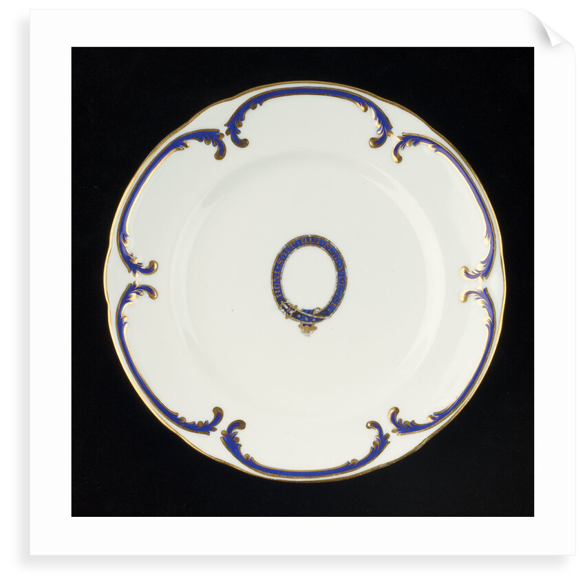 Plate used on RY 'Osborne' (1870) by John Rose & Co.